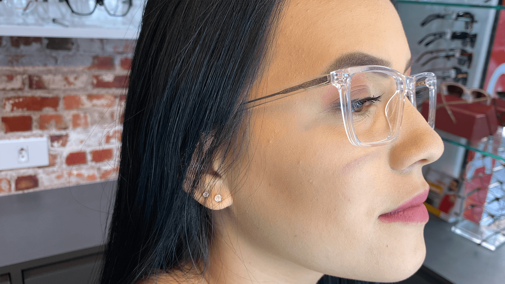 Óculos de Grau Quadrado Feminino Juliete Cristal – Ótica Bem Te Vejo